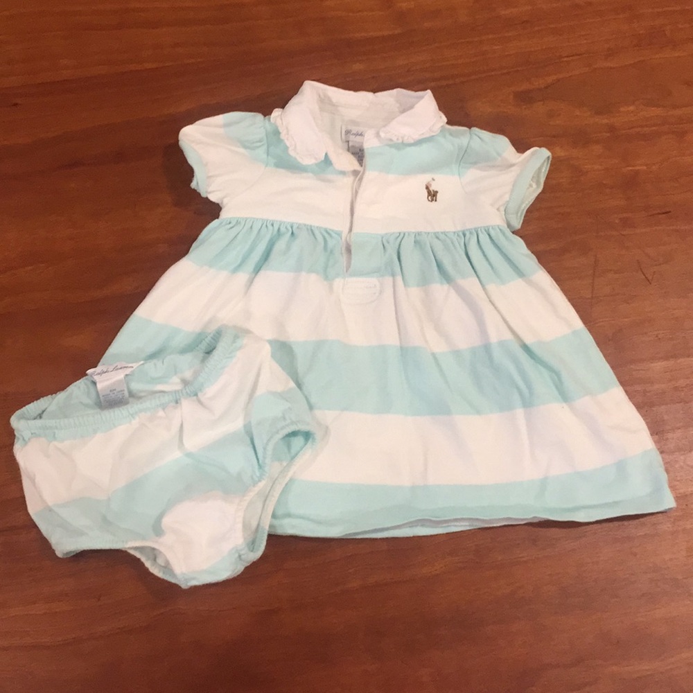 Ralph Lauren striped dress and bloomers
